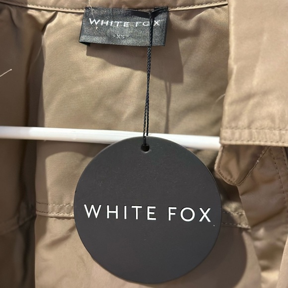 Womens Long Sleeve Crop Top, Brown, White Fox, XS NWT - Picture 5 of 10